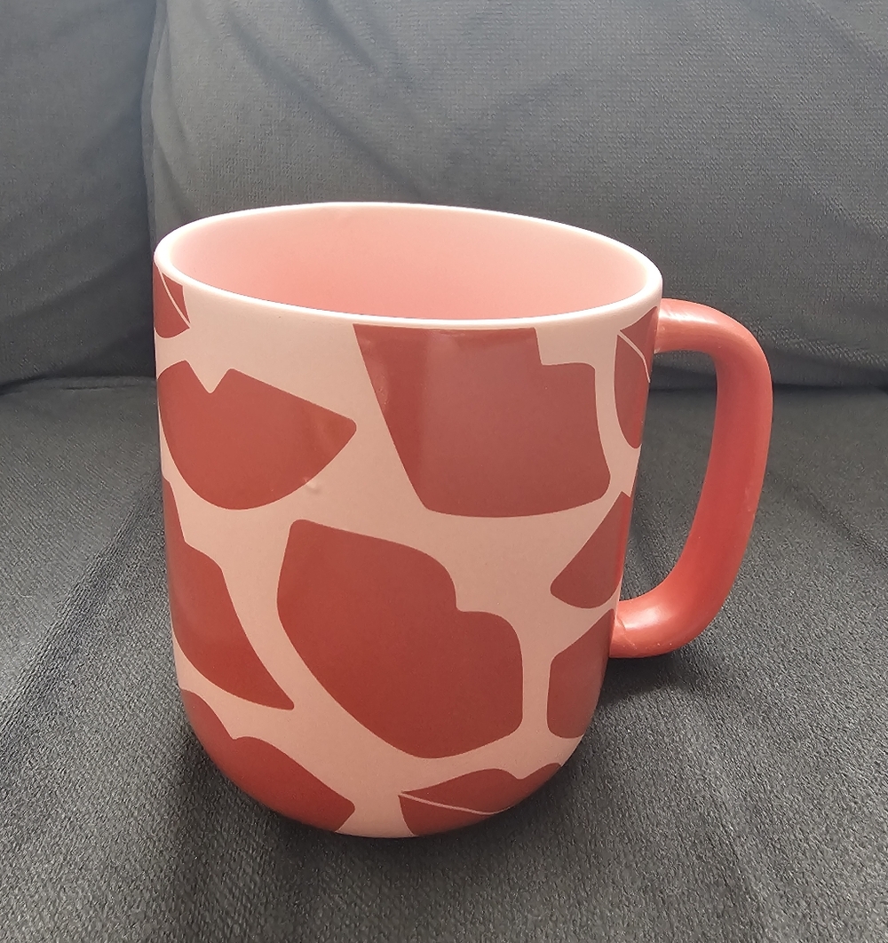 Indigo Red Lips Mug, Set of 2 ☕️